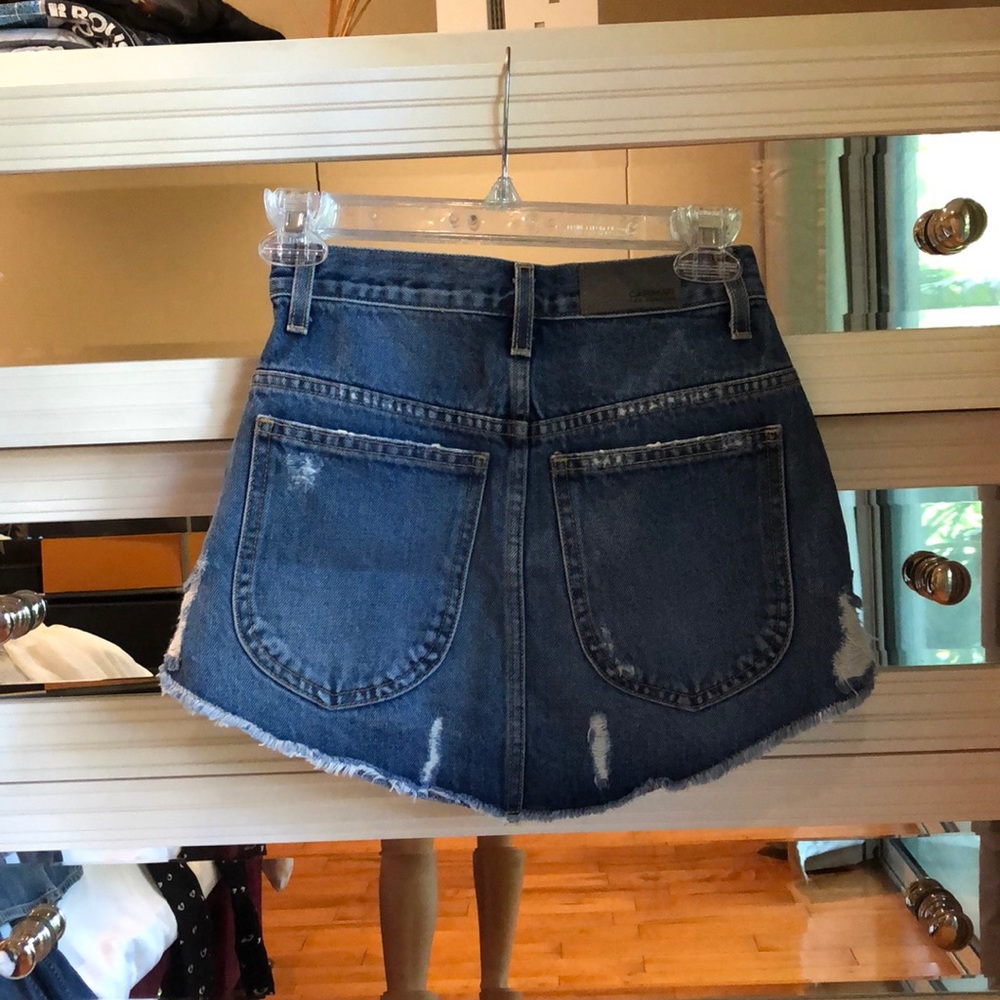 carmar beatrice dark denim zip skirt - Picture 2 of 2